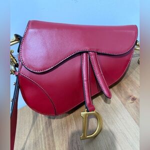 Red LaFestin Shoulder Bag EUC